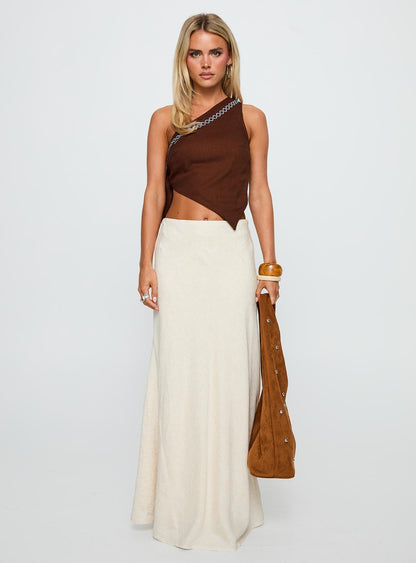 Frankle Top Chocolate / Blue