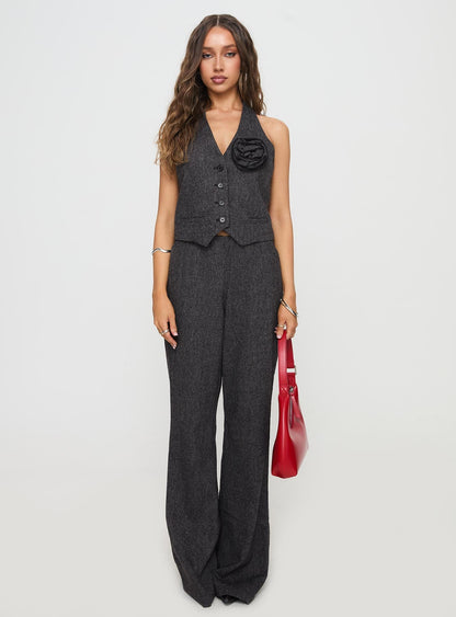 Joshy Top Charcoal