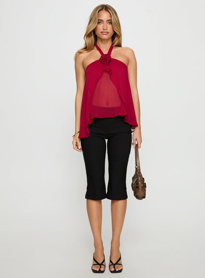 Zoanne Chiffon Layered Top Guava