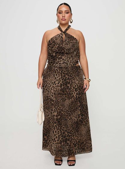 Eleganza Top Leopard Curve