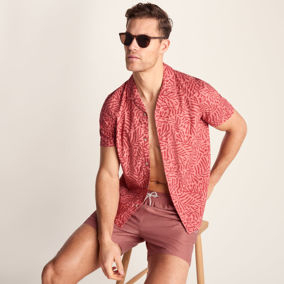 Adler Mens Swimshorts - Redwood