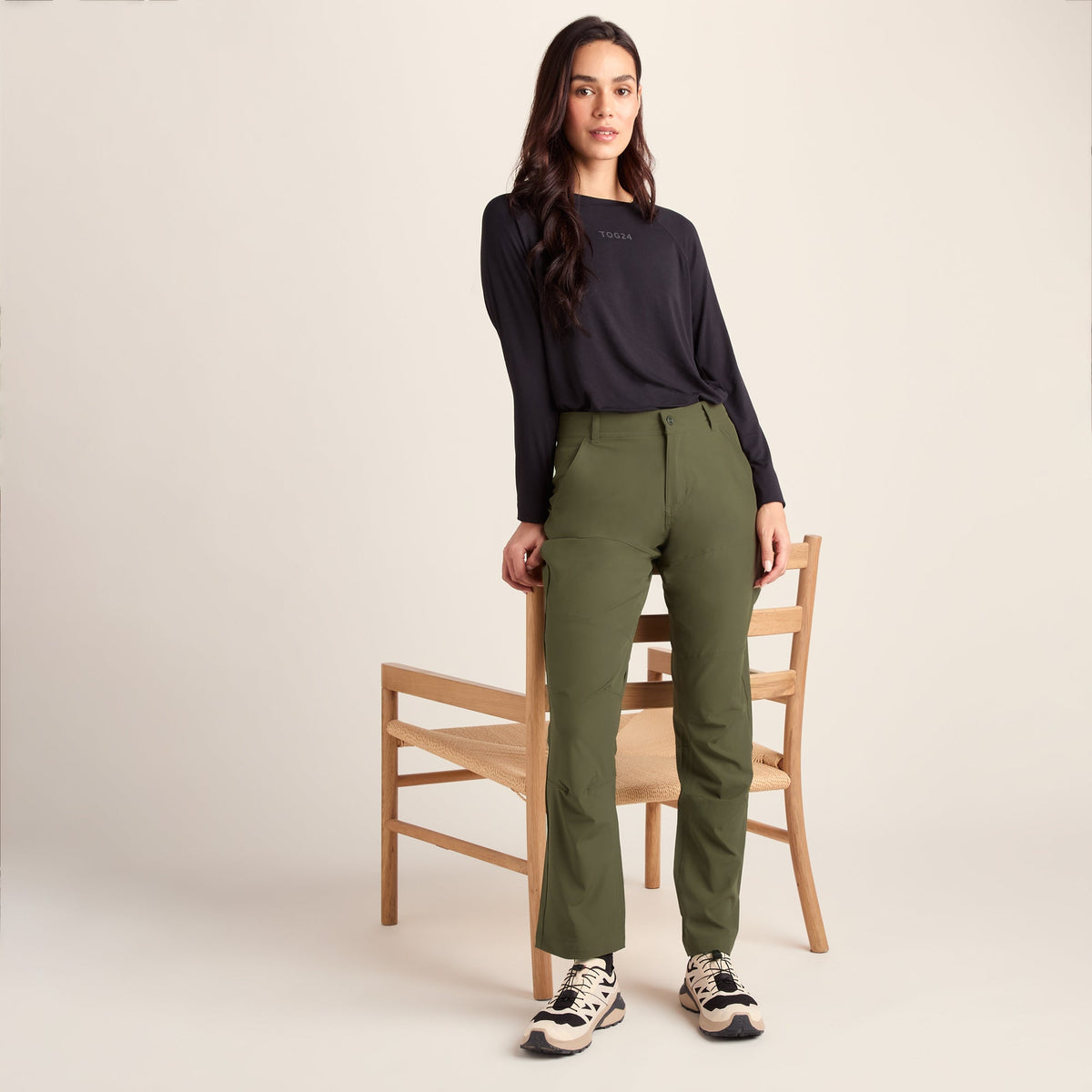 Denver Womens Walking Trousers Regular - Khaki