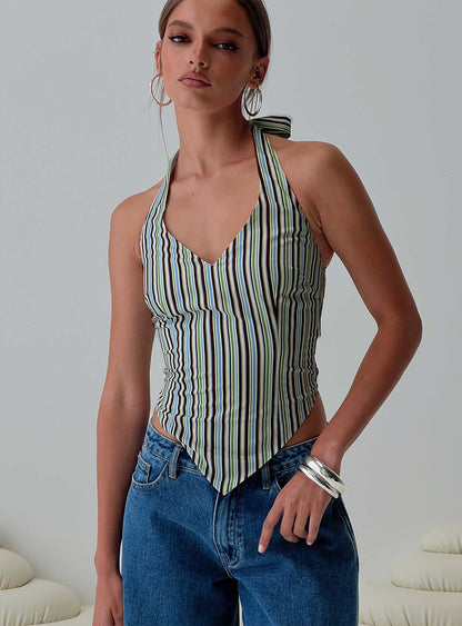 High Gear Halter Top Multi