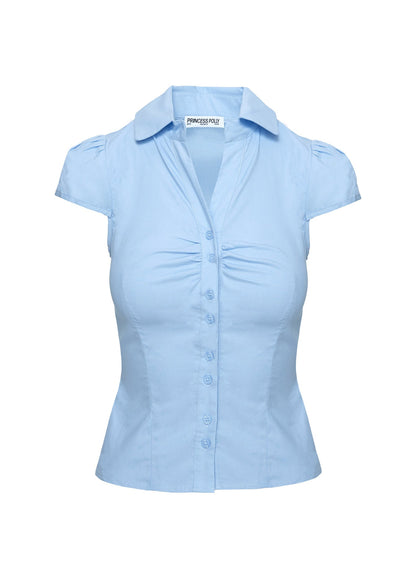 Arianwyn Short Sleeve Shirt Blue