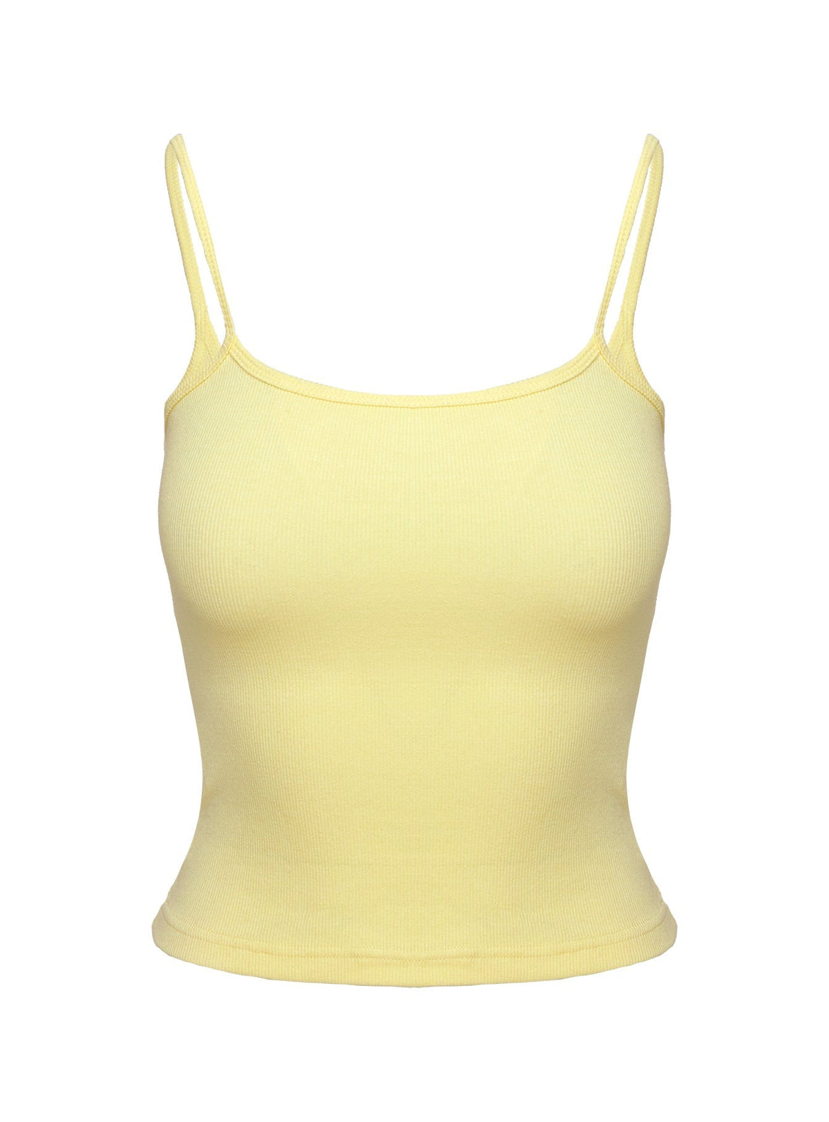 Baseline Rib Top Yellow