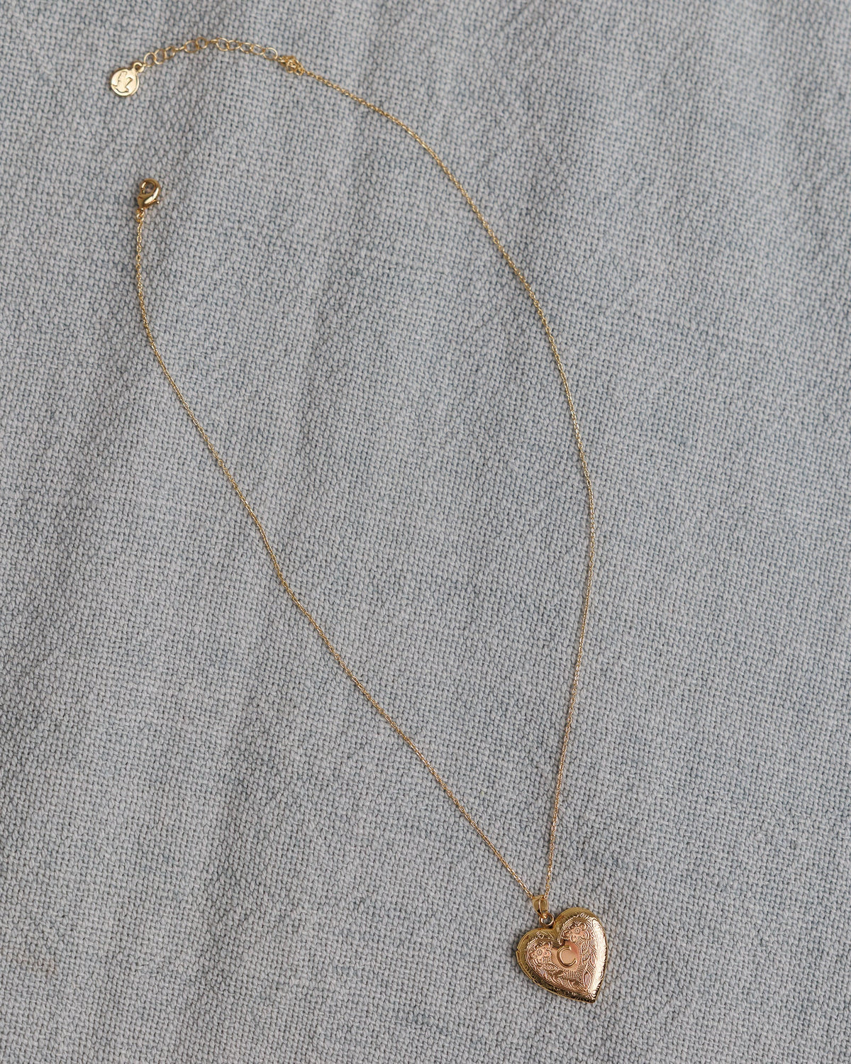 Monogram Heirloom Locket - Final Sale