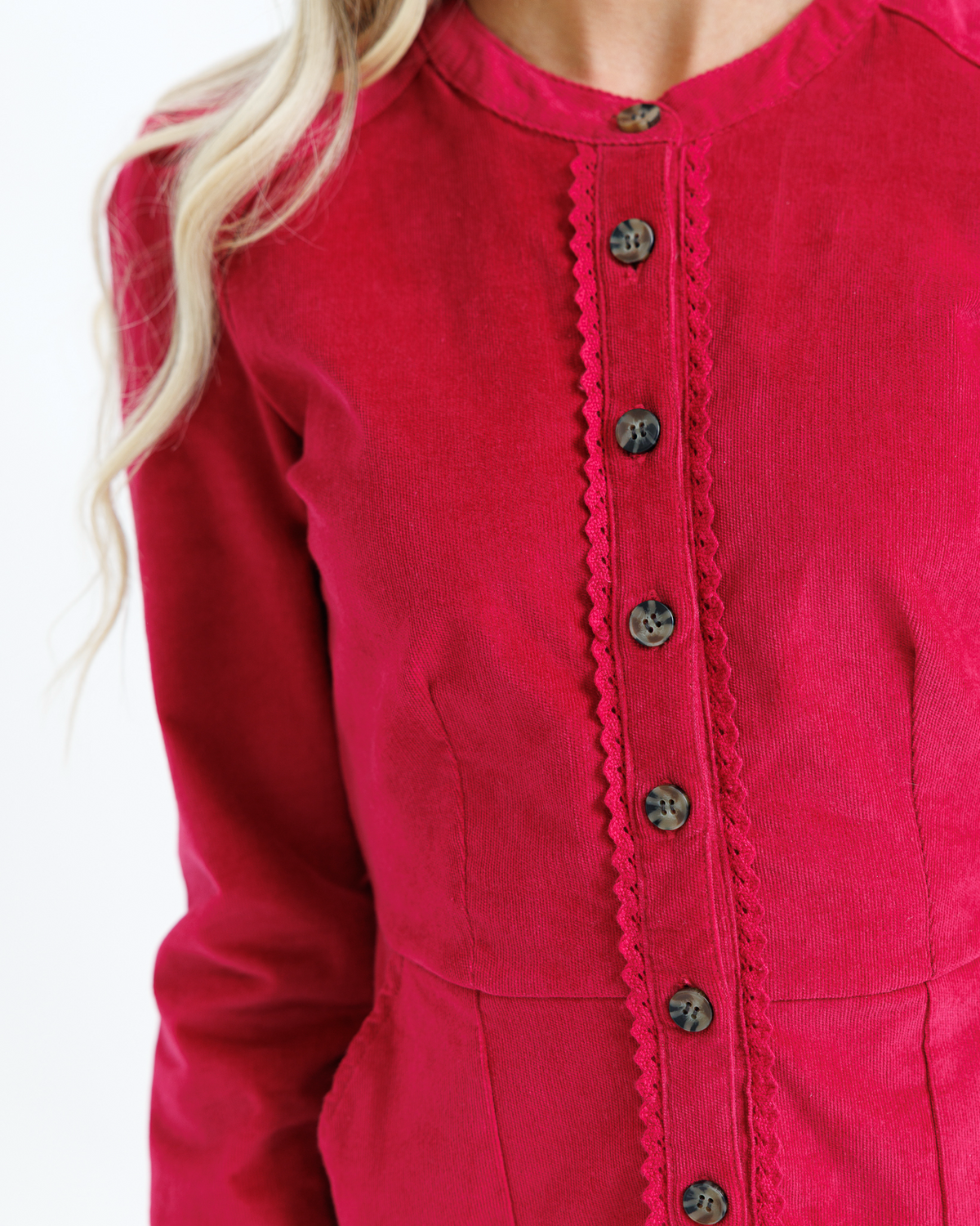 Chesterfield Cord Dress - Final Sale