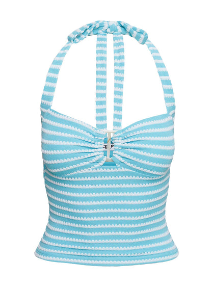 Dreaming Of Me Top Blue Stripe