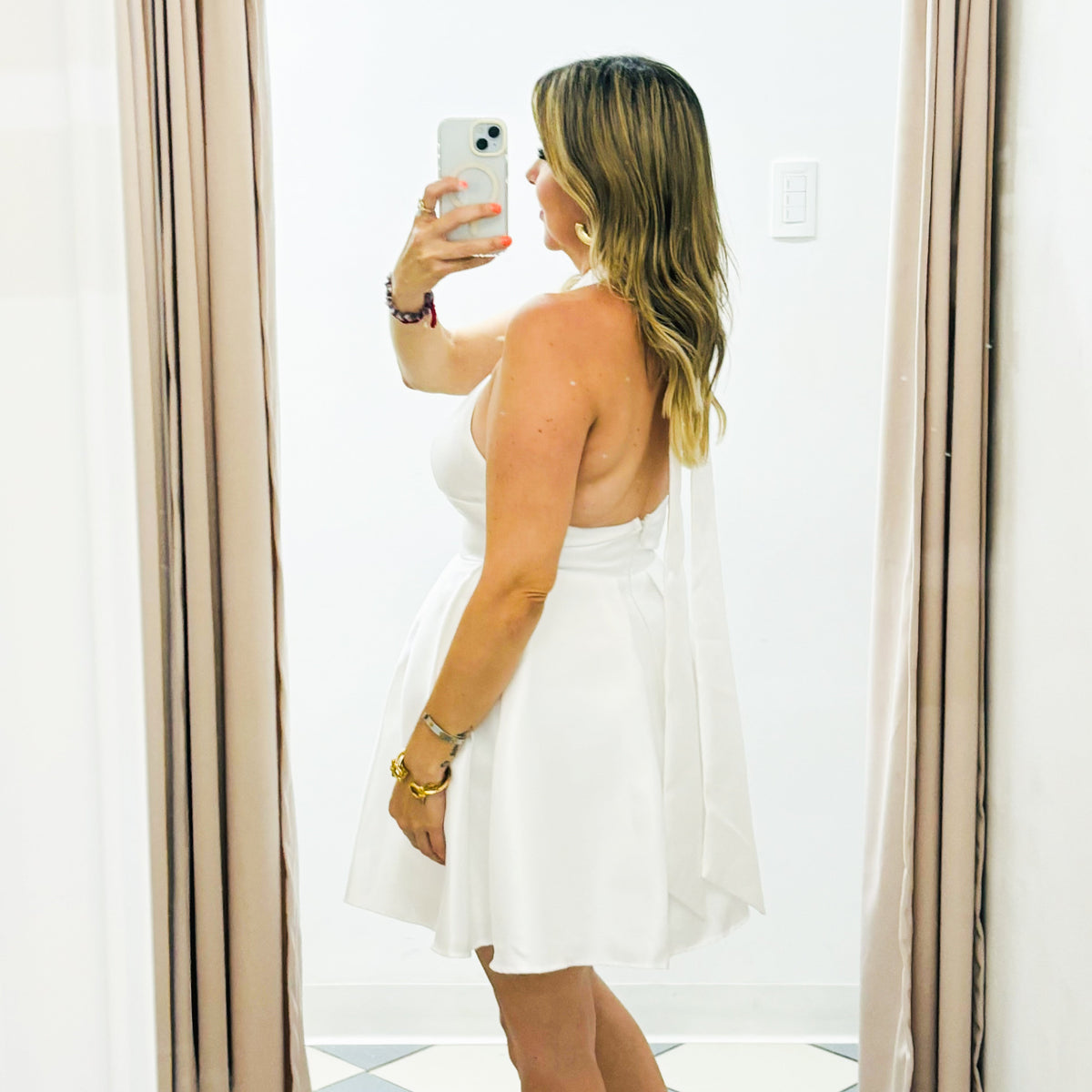 White Short Dress
