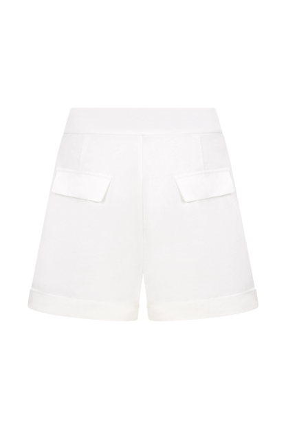 Aldea Cotton Shorts - White