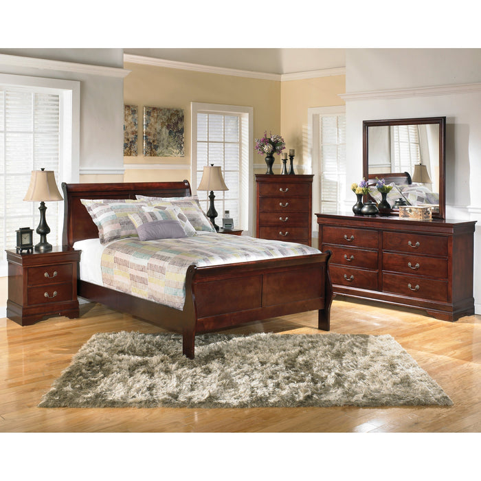 Room setting 2 featuring Alisdair Dark Brown Nightstand