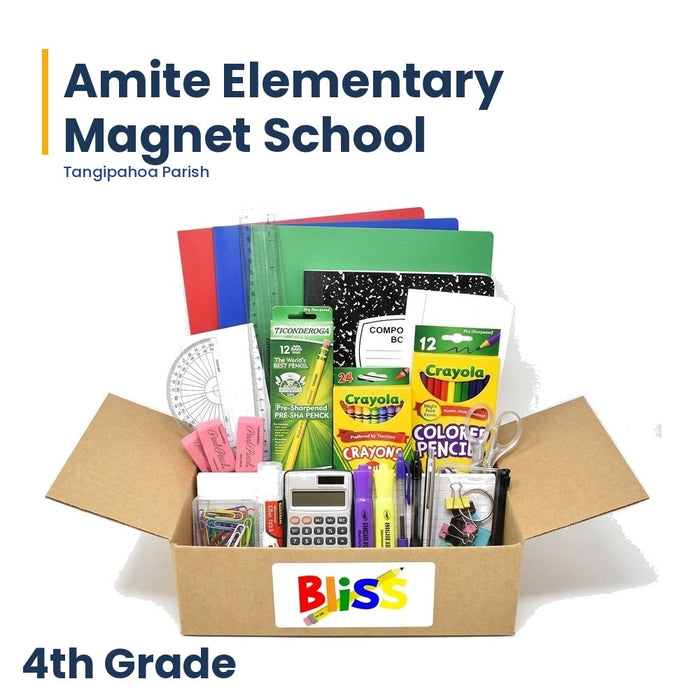 Amite Elementary Magnet School 4th Grade School Supply Kit