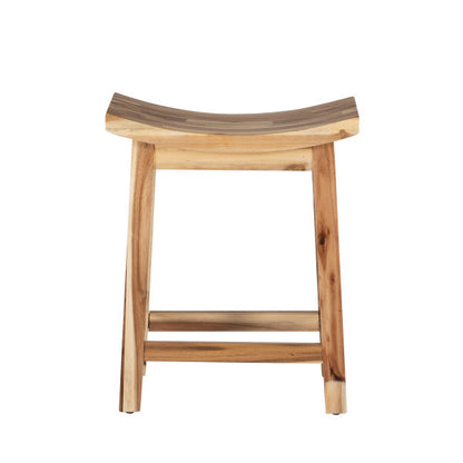 Archer Natural Saddle Counter Stool