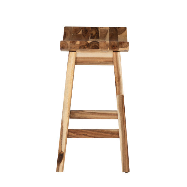 Archer Natural Saddle Counter Stool