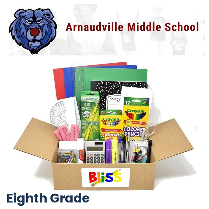 Arnaudville Middle School 8th Grade School Supply Kit