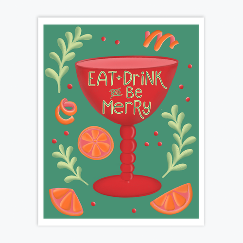 Art Print - Be Merry