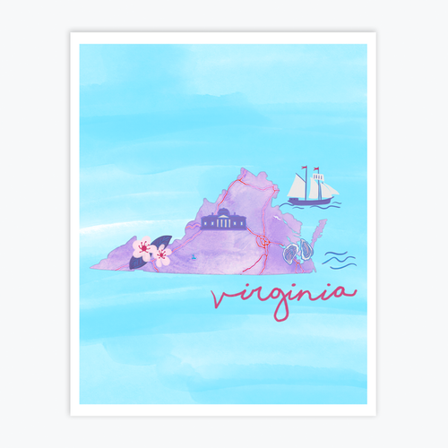 Art Print - Virginia See America