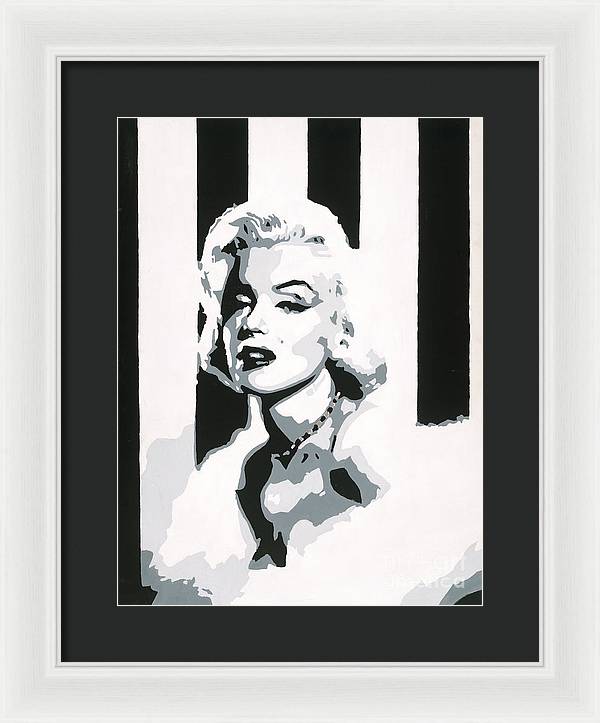 12" x 16" / White / Black