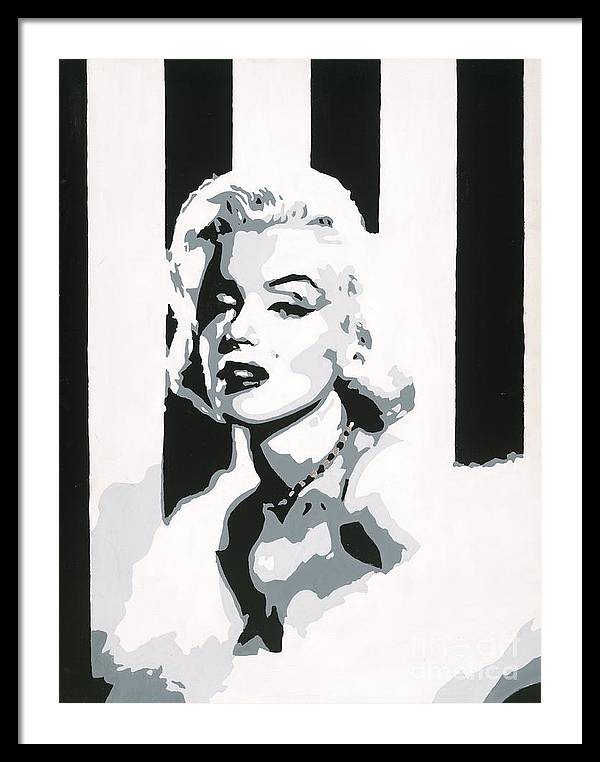 22.5" x 30" / Black / White