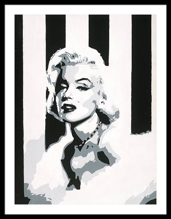 27" x 36" / Black / White