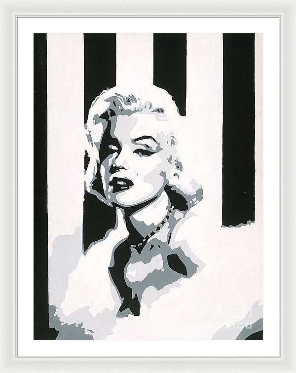 27" x 36" / White / White