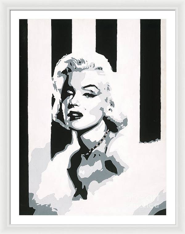 30" x 40" / White / White
