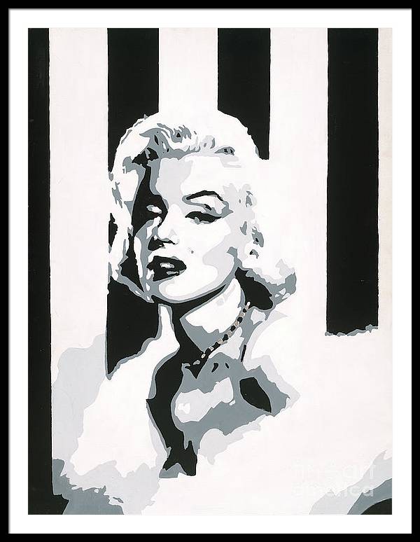 36" x 48" / Black / White
