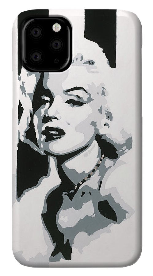 Black and White Marilyn - Phone Case