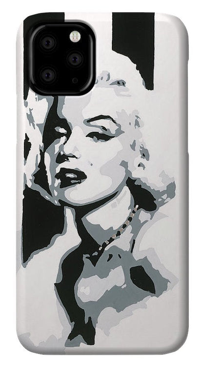 Black and White Marilyn - Phone Case