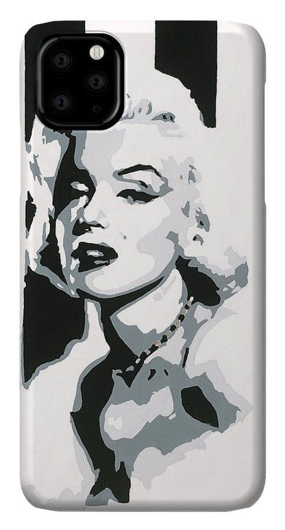 Black and White Marilyn - Phone Case
