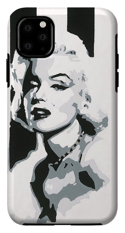 Black and White Marilyn - Phone Case
