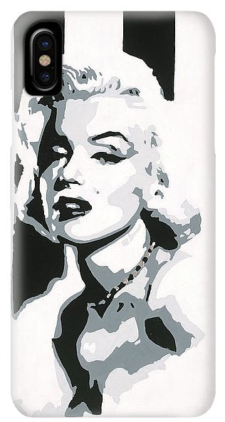 Black and White Marilyn - Phone Case