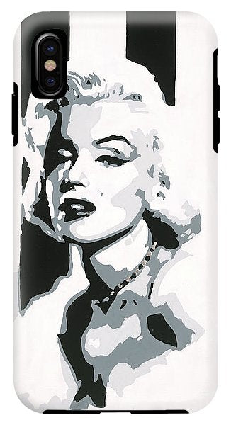 Black and White Marilyn - Phone Case