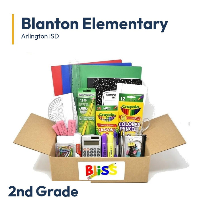 Blanton Elementary 2nd Grade School Supply Kit