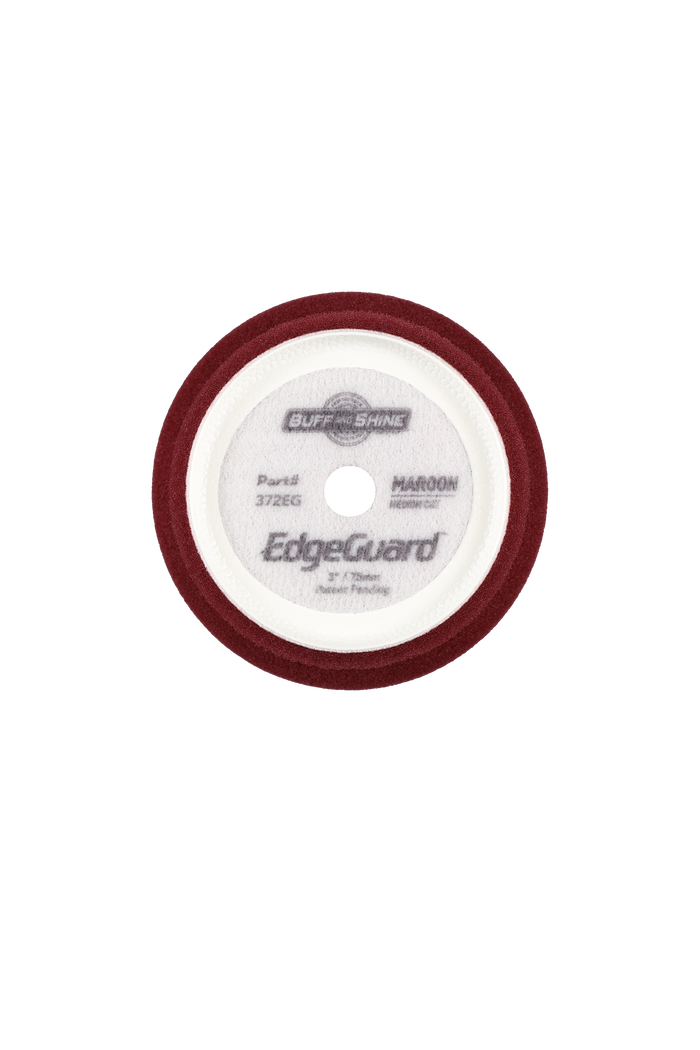Buff & Shine EdgeGuard Medium Cut Maroon Foam Pad