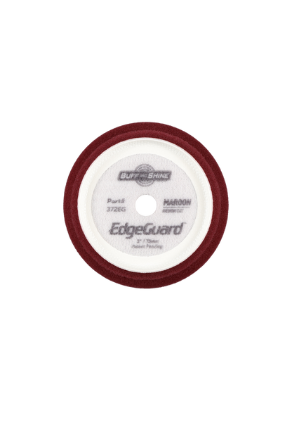 Buff & Shine EdgeGuard Medium Cut Maroon Foam Pad