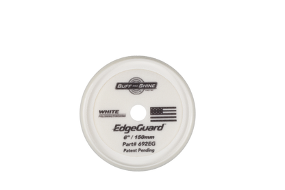 Buff & Shine EdgeGuard Polishing / Finishing White Foam Pad