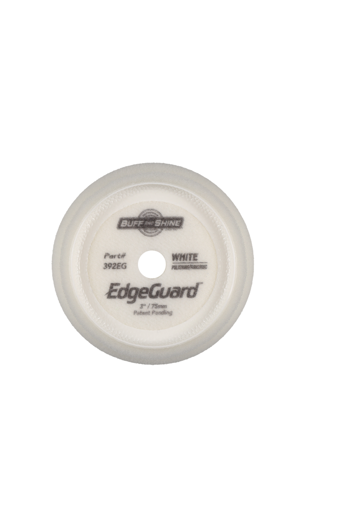 Buff & Shine EdgeGuard Polishing / Finishing White Foam Pad