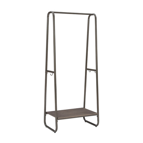 Claira Pewter Clothing Rack Short