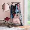 Claira Pewter Clothing Rack Short