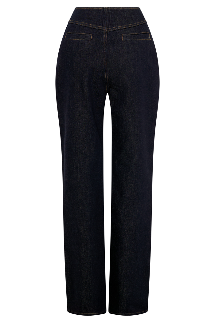 Clarrissa High Rise Jeans - Washed Indigo Blue