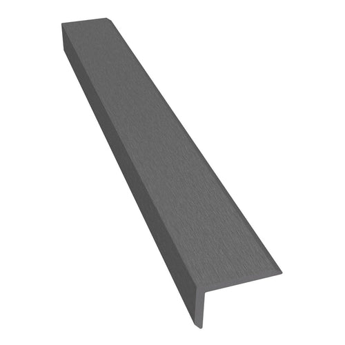 NeoTimber Classic Composite Decking Corner Trim – Grey – Non-FSC Clearance – Angled Close Up