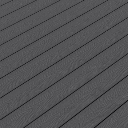 NeoTimber Classic Hollow Composite Decking – Grey – Surface Texture Detail