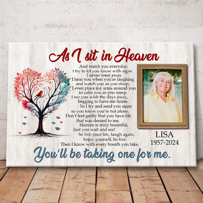 Custom Photo - Personality Customized Canvas - Gift For Loss Memorial Gift