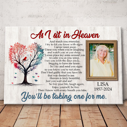 Custom Photo - Personality Customized Canvas - Gift For Loss Memorial Gift