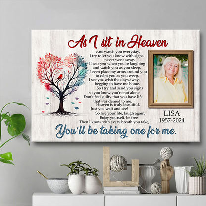 Custom Photo - Personality Customized Canvas - Gift For Loss Memorial Gift