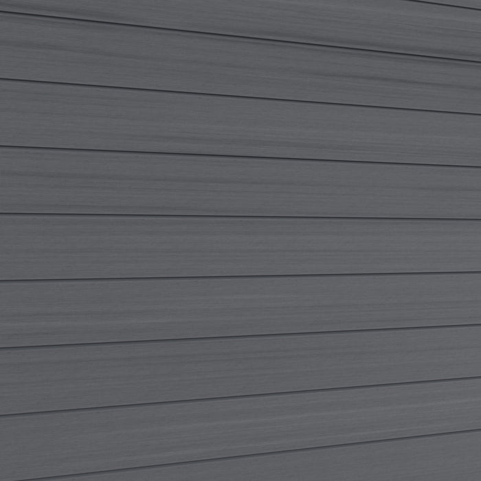 NeoTimber Deluxe Brushed Composite Cladding Boards – Grey – Surface Texture Detail