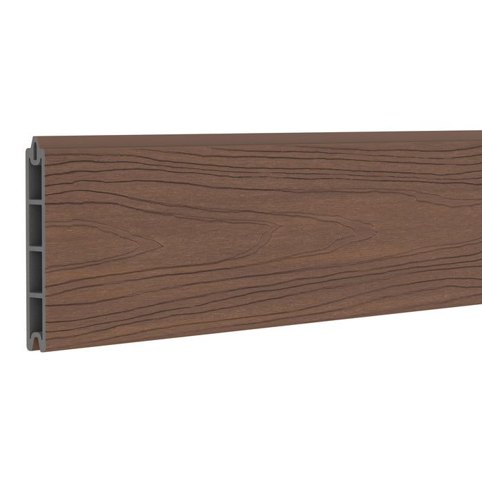 NeoTimber Deluxe Composite Fence Board - Teak - Woodgrain