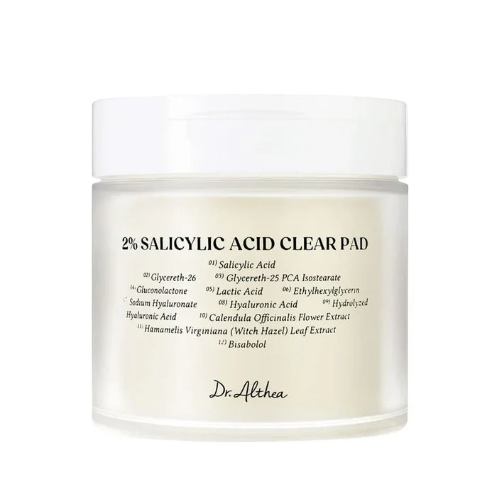 Dr. Althea 2% Salicylic Acid Clear Toner Pad (60 pads)