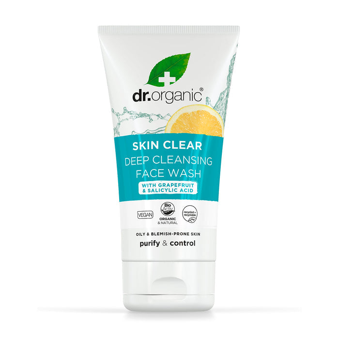 Dr Organic Skin Clear Deep Cleansing Face Wash 125ml